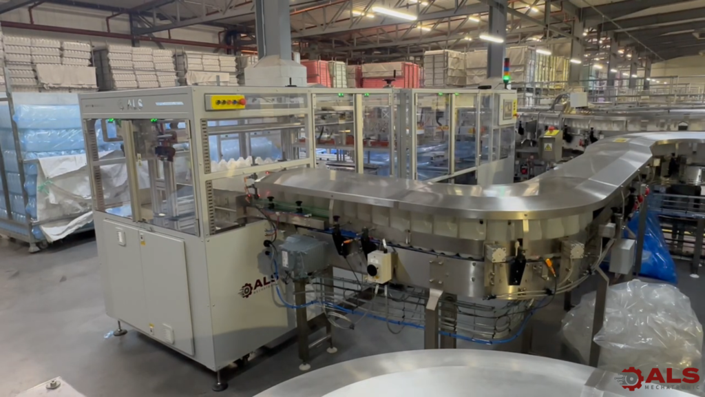 ALS Automatic bottle bagging machine for packaging plastic milk bottles